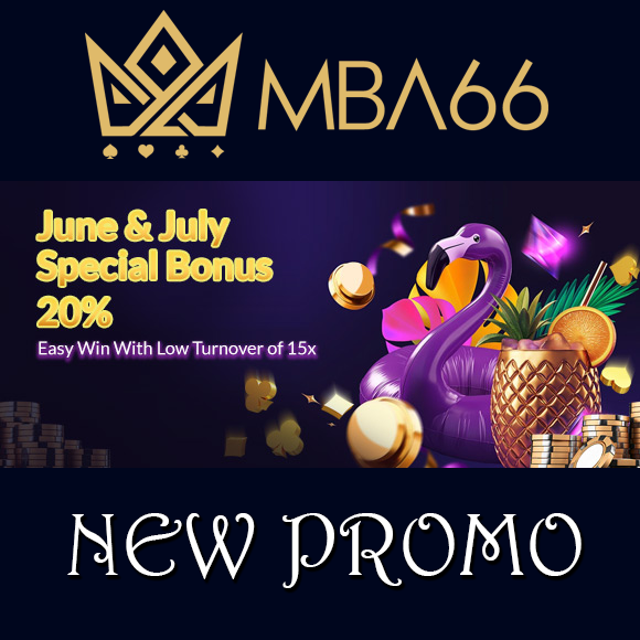 June & July Special Bonus 20%